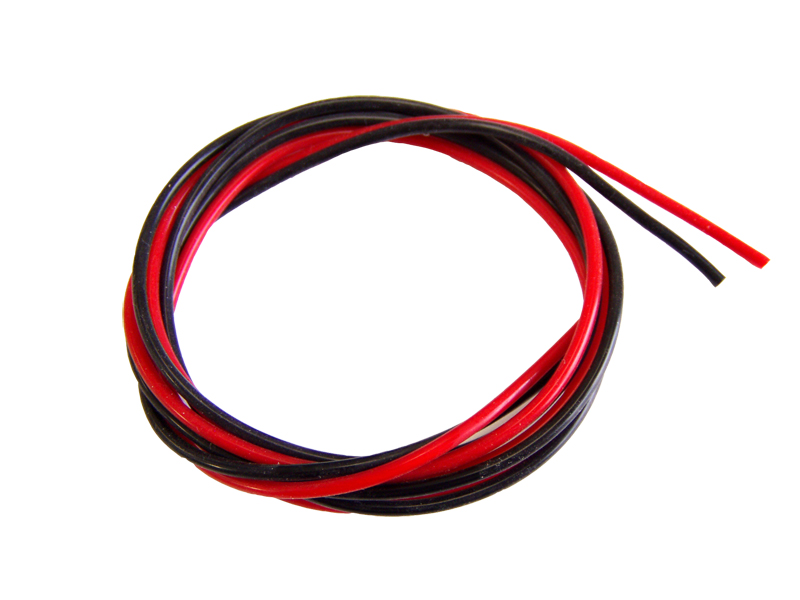 Silicon wire 2x0,75qmm RB 1m